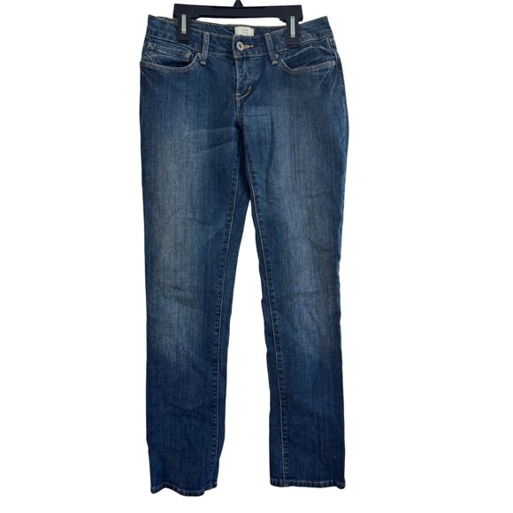 Levis Bold Curve Straight Leg Jeans Womens Size 4/27 Medium Wash Denim Cotton Bl - Picture 1 of 6